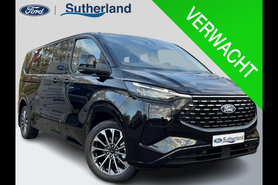 Ford Transit Custom Tourneo 340 2.5 PHEV L2H1 Titanium X 233pk | 16-weg elek. AGR-stoel | Handsfree elek. dubbele zijschuifdeuren | Panoramadak | 15 B&O speaker | Inklapbare trekhaak | Verwarmbaar stuurwiel | Verwarmbare en elek. verstelbare stoelen tweede zitrij | Draadloos opladen | Prijs ex. BTW incl. BPM |  Prijs Incl. BTW en BPM 70.400