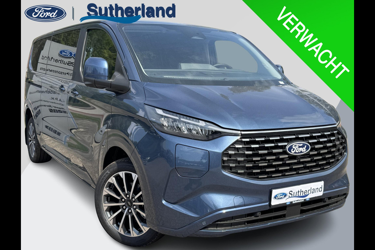 Ford Transit Custom Tourneo 340 2.5 PHEV L2H1 Titanium X 233pk | Incl. BTW/BPM Rijklaar | Handsfree elektrische dubbele zijschuifdeuren | 16-Weg elektrsich verstelbare AGR-stoel | Inklapbare trekhaak |  Tourneo Luxury Pack | Verwarmbaar stuurwiel