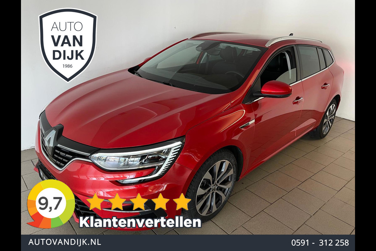 Renault Mégane Estate 1.3 TCe 140 Techno AIRCO NAVI CRUISE ELEK RAMEN CENT VERG VELGEN PRIVACYGLAS ZEER NETTE AUTO
