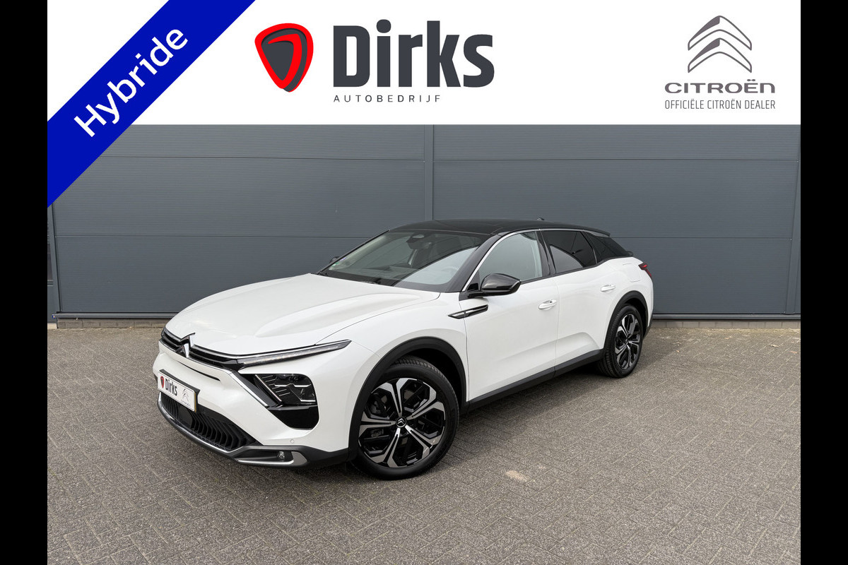Citroën C5 X 225pk Plug-in Hybrid Shine (Elektrisch Schuifdak - Leder incl verwarming/geheugen - Elektrische Klep - HiFi - 360gr Camera - Ada