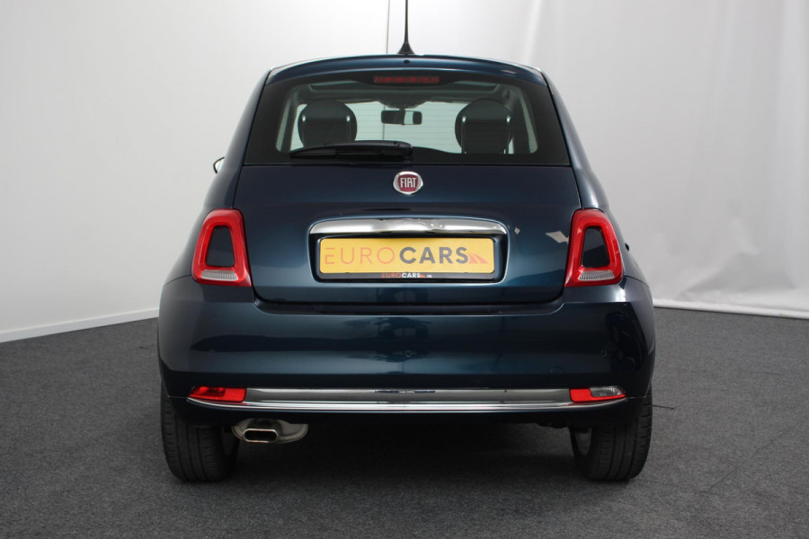 Fiat 500 1.2 Lounge Navigatie Climate Control Lederen Bekleding Panoramadak Cruise Control Bluetooth Parkeersensoren Lichtmetalen velgen