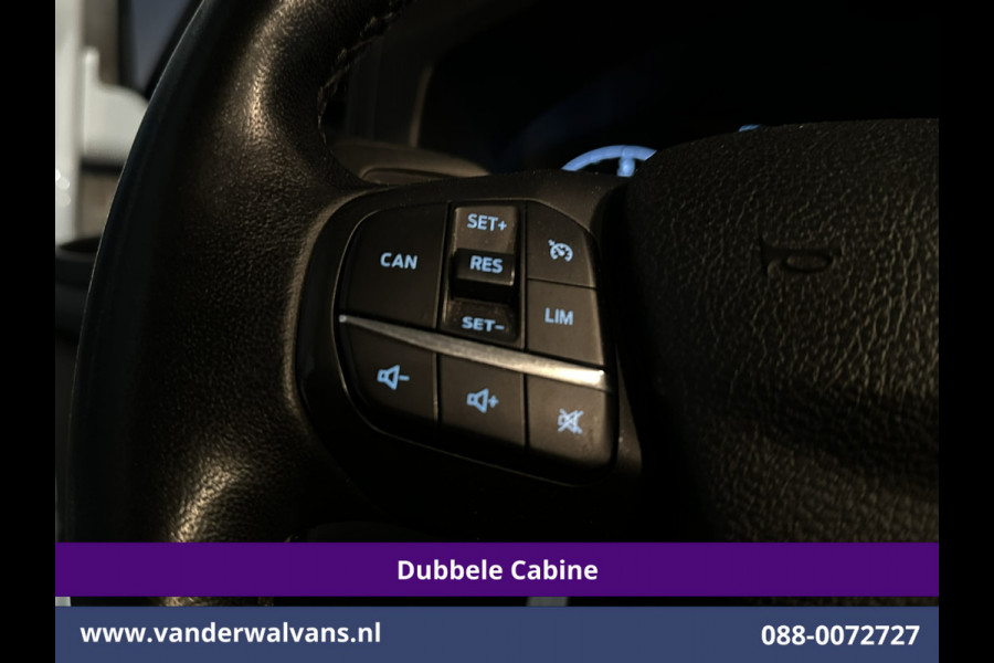 Ford Transit Custom 2.0 TDCI L2H1 Dubbele Cabine Inrichting Euro6 Airco | 6-Zits | Camera | LED | Apple Carplay | 2750kg Trekhaak Android Auto, Cruisecontrol, Verwarmde voorruit, Parkeersensoren