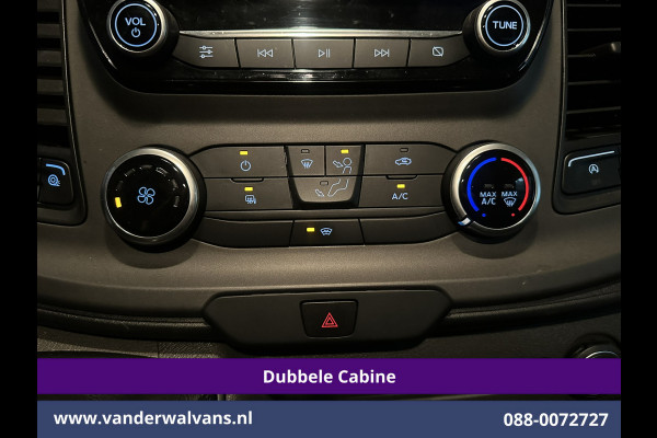 Ford Transit Custom 2.0 TDCI L2H1 Dubbele Cabine Inrichting Euro6 Airco | 6-Zits | Camera | LED | Apple Carplay | 2750kg Trekhaak Android Auto, Cruisecontrol, Verwarmde voorruit, Parkeersensoren