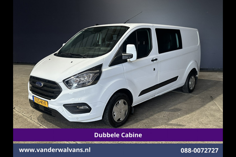 Ford Transit Custom 2.0 TDCI L2H1 Dubbele Cabine Inrichting Euro6 Airco | 6-Zits | Camera | LED | Apple Carplay | 2750kg Trekhaak Android Auto, Cruisecontrol, Verwarmde voorruit, Parkeersensoren