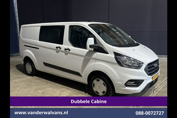 Ford Transit Custom 2.0 TDCI L2H1 Dubbele Cabine Inrichting Euro6 Airco | 6-Zits | Camera | LED | Apple Carplay | 2750kg Trekhaak Android Auto, Cruisecontrol, Verwarmde voorruit, Parkeersensoren