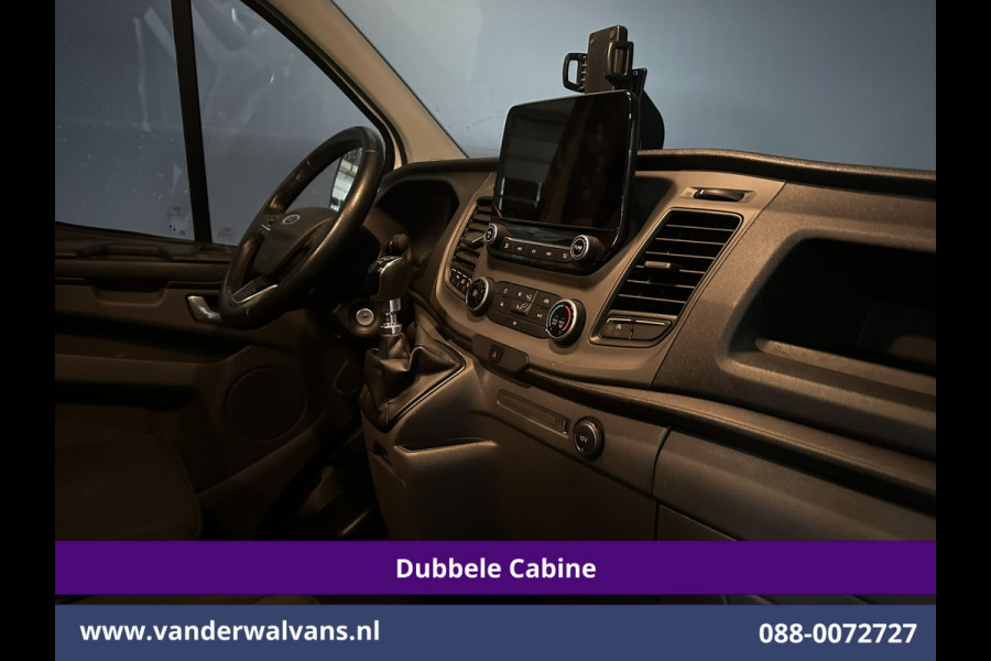 Ford Transit Custom 2.0 TDCI L2H1 Dubbele Cabine Inrichting Euro6 Airco | 6-Zits | Camera | LED | Apple Carplay | 2750kg Trekhaak Android Auto, Cruisecontrol, Verwarmde voorruit, Parkeersensoren