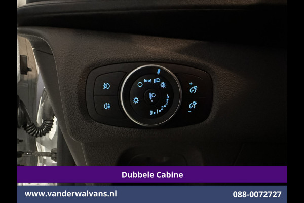 Ford Transit Custom 2.0 TDCI L2H1 Dubbele Cabine Inrichting Euro6 Airco | 6-Zits | Camera | LED | Apple Carplay | 2750kg Trekhaak Android Auto, Cruisecontrol, Verwarmde voorruit, Parkeersensoren
