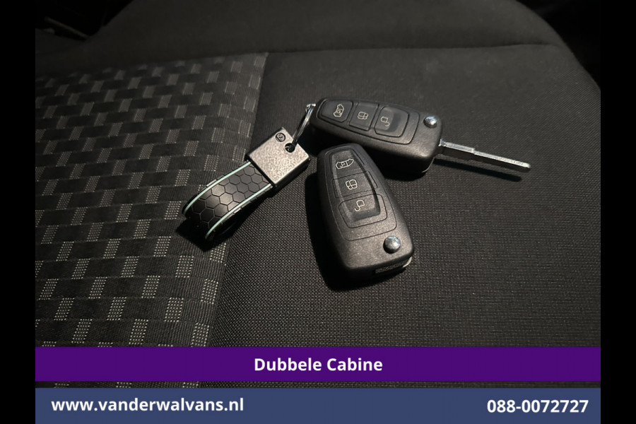 Ford Transit Custom 2.0 TDCI L2H1 Dubbele Cabine Inrichting Euro6 Airco | 6-Zits | Camera | LED | Apple Carplay | 2750kg Trekhaak Android Auto, Cruisecontrol, Verwarmde voorruit, Parkeersensoren