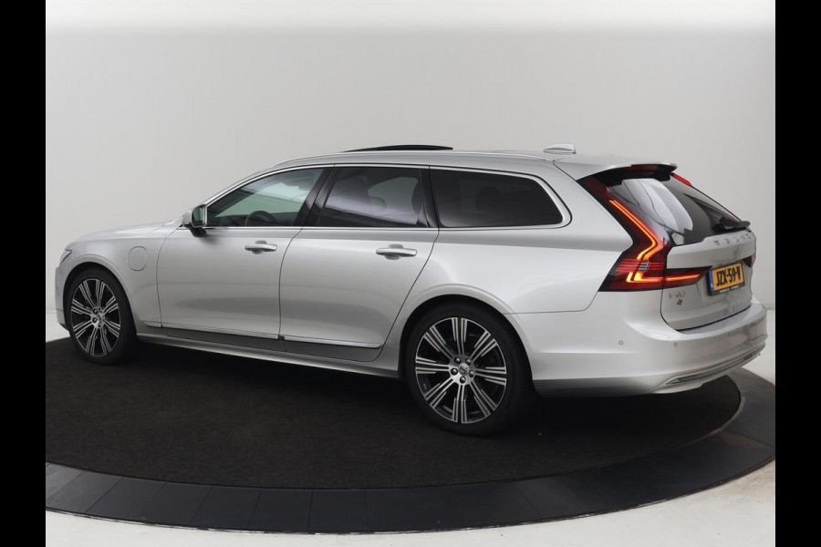 Volvo V90 2.0 T6 Plug In AWD Inscription | SOH 97% | Panoramadak | Head-Up | Leder | Harman/Kardon | 20'' | 360 Camera | Stoelverwarming | Keyless | Carplay | Full LED | Stuurverwarming | PHEV