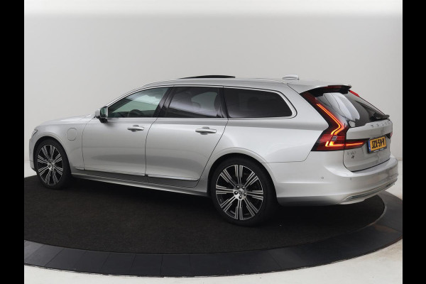Volvo V90 2.0 T6 Plug In AWD Inscription | SOH 97% | Panoramadak | Head-Up | Leder | Harman/Kardon | 20'' | 360 Camera | Stoelverwarming | Keyless | Carplay | Full LED | Stuurverwarming | PHEV
