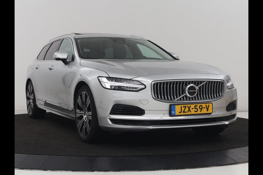 Volvo V90 2.0 T6 Plug In AWD Inscription | SOH 97% | Panoramadak | Head-Up | Leder | Harman/Kardon | 20'' | 360 Camera | Stoelverwarming | Keyless | Carplay | Full LED | Stuurverwarming | PHEV