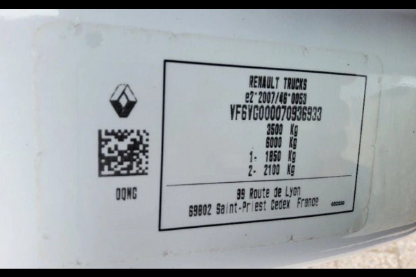 Renault Master 165.35 - V-28-PHD - OPBOUW + LAADKLEP 750 KG. - EURO 6