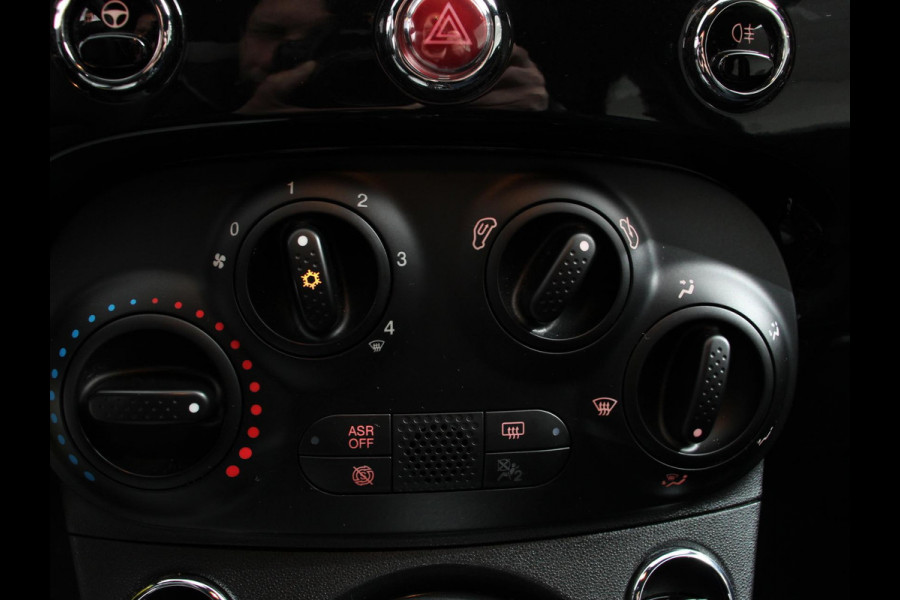 Fiat 500C 1.0 Hybrid Club Cabrio Airco LED Parkeersensoren achter Cruise control Radio Apple Carplay/ Android Auto