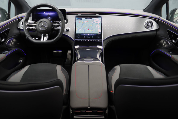 Mercedes-Benz EQS 450+ AMG Line Premium 108 kWh | Luchtvering | Achterasbesturing | Distronic+ | Trekhaak | HUD | Verwarmd Stuurwiel | Memory | Digital Light | Burmester | Stoelverwarming |