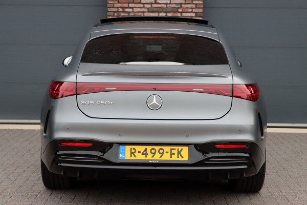Mercedes-Benz EQS 450+ AMG Line Premium 108 kWh | Luchtvering | Achterasbesturing | Distronic+ | Trekhaak | HUD | Verwarmd Stuurwiel | Memory | Digital Light | Burmester | Stoelverwarming |