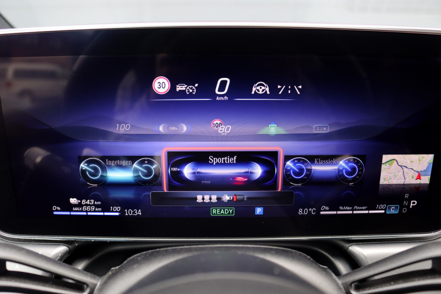 Mercedes-Benz EQS 450+ AMG Line Premium 108 kWh | Luchtvering | Achterasbesturing | Distronic+ | Trekhaak | HUD | Verwarmd Stuurwiel | Memory | Digital Light | Burmester | Stoelverwarming |