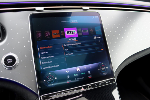 Mercedes-Benz EQS 450+ AMG Line Premium 108 kWh | Luchtvering | Achterasbesturing | Distronic+ | Trekhaak | HUD | Verwarmd Stuurwiel | Memory | Digital Light | Burmester | Stoelverwarming |