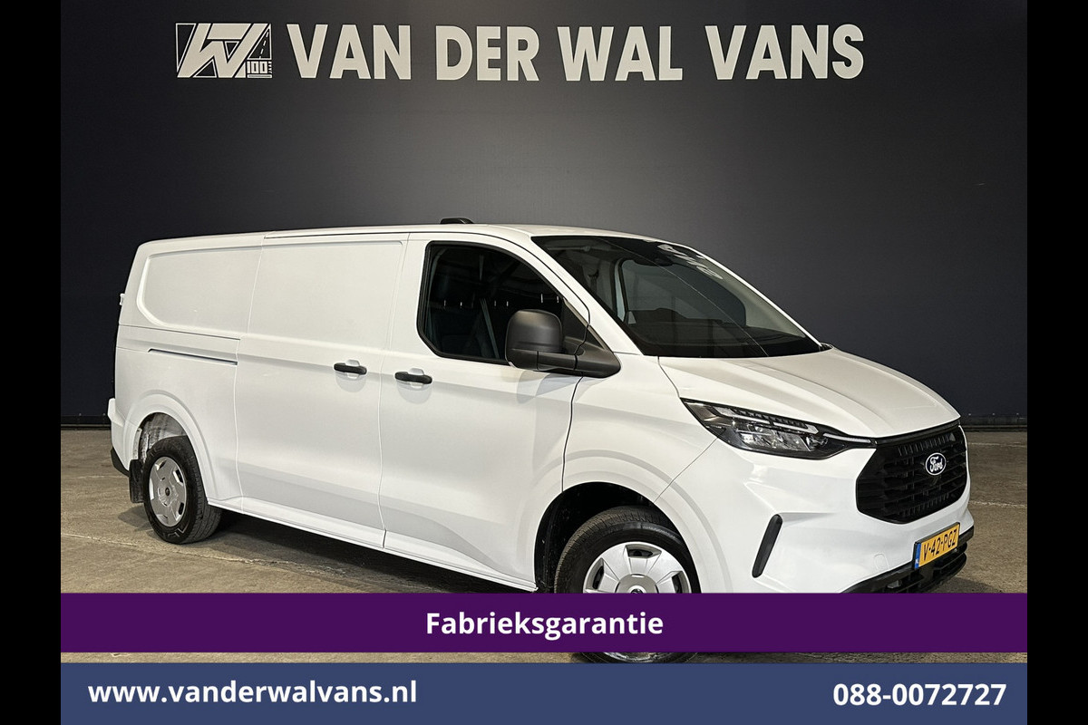 Ford Transit Custom 2.0 TDCI 136pk L2H1 Fabrieksgarantie Euro6 Airco | Camera | Apple Carplay | LED Cruisecontrol, Android Auto, Verwarmde Voorruit, Parkeersensoren, Bijrijdersbank, 2740kg trekvermogen