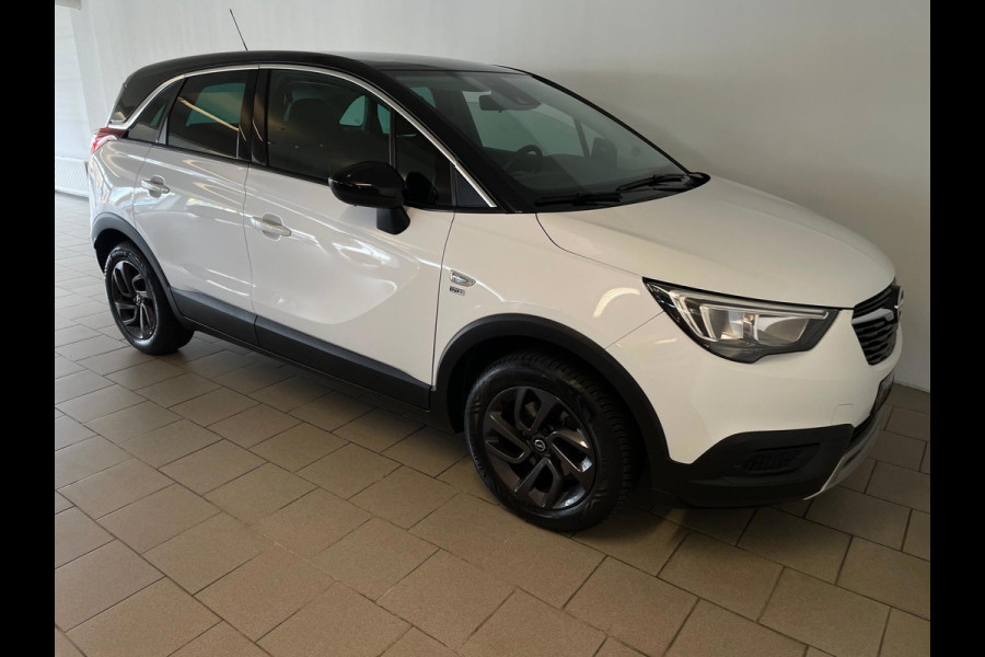 Opel Crossland X 1.2 Turbo 120 Jaar Edition AIRCO NAVI VIA APP CRUISE APPEL CARPLAY BLUETOOTH VELGEN ZWART DAK NETTE AUTO
