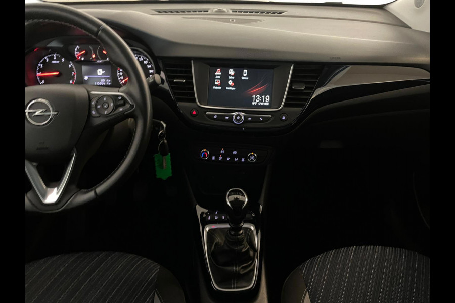 Opel Crossland X 1.2 Turbo 120 Jaar Edition AIRCO NAVI VIA APP CRUISE APPEL CARPLAY BLUETOOTH VELGEN ZWART DAK NETTE AUTO