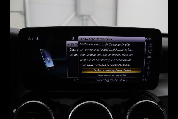 Mercedes-Benz C-Klasse 160 AMG | Stoelverwarming | Carplay | Leder/Alcantara | Camera | Digital Cockpit | Navigatie | 19'' | Full LED | Park Assist | Climate control