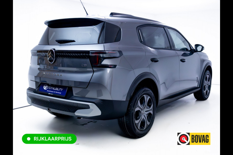 Citroën C3 Aircross 1.2 Hybrid 145pk Plus | Apple Carplay / Android auto | Camera | Led | Extra getint glas achter, Dab, Cruise, Regensensor