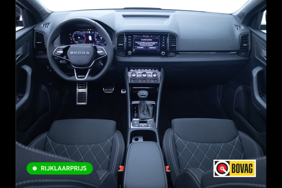 Škoda Karoq 1.5 TSI ACT Sportline Business DSG | Panoramadak | Trekhaak wegklapbaar | Elec. achterklep | Stoel- en Stuurverwarming, Adaptieve Cruise