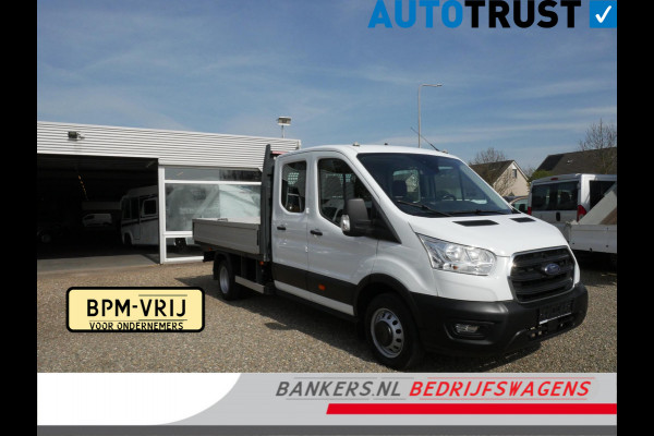 Ford Transit 2.0 TDCI 170PK Pick-up Dubbel cabine open laadbak Dubbel lucht, Trekhaak 3.500 KG, Laadbak L*B*H = 315*210*40