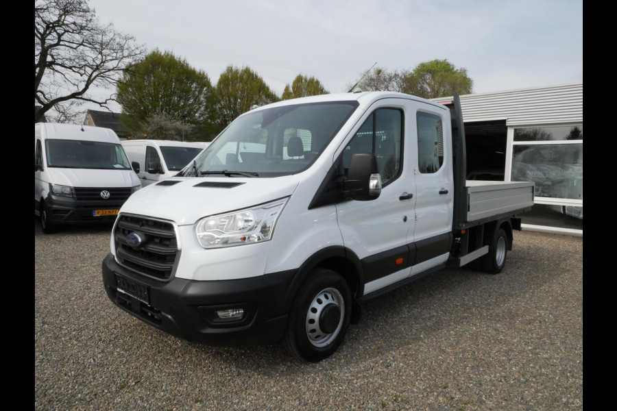 Ford Transit 2.0 TDCI 170PK Pick-up Dubbel cabine open laadbak Dubbel lucht, Trekhaak 3.500 KG, Laadbak L*B*H = 315*210*40