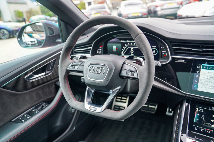 Audi RSQ8 4.0 TFSI RS Q8 Quattro | Massage | Carbon | Alcantara | Stoelkoeling/verwarming | Bang&Olufsen | Memory | 23 inch | NAP
