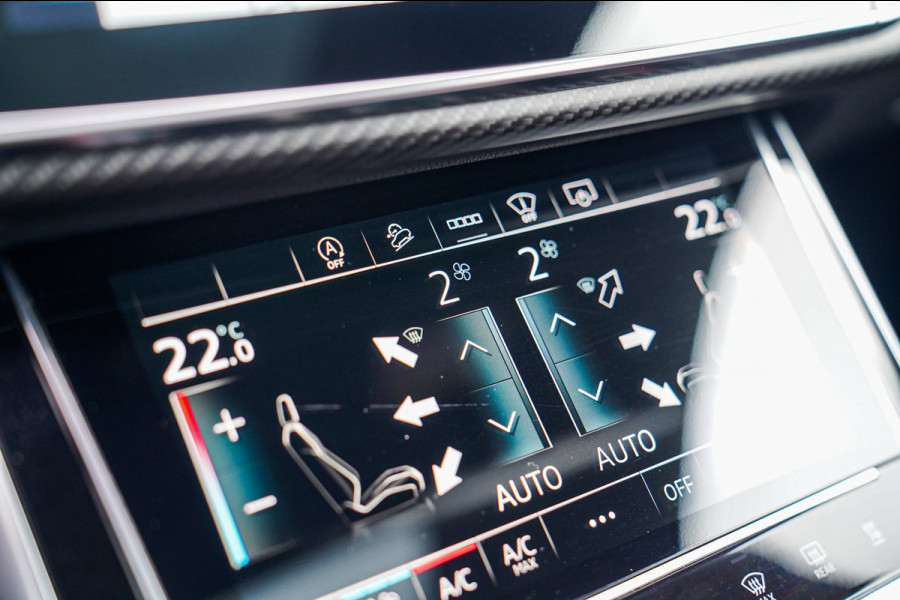 Audi RSQ8 4.0 TFSI RS Q8 Quattro | Massage | Carbon | Alcantara | Stoelkoeling/verwarming | Bang&Olufsen | Memory | 23 inch | NAP