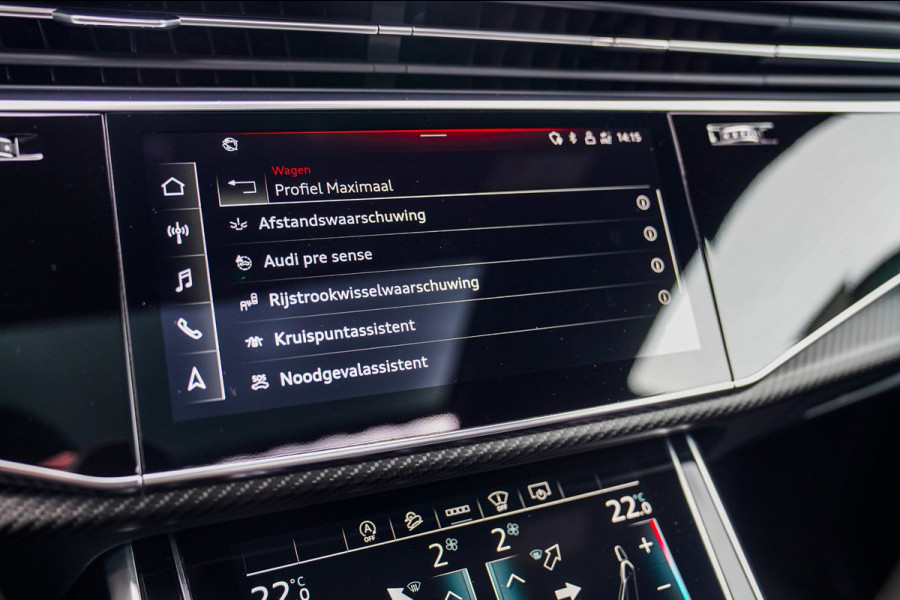 Audi RSQ8 4.0 TFSI RS Q8 Quattro | Massage | Carbon | Alcantara | Stoelkoeling/verwarming | Bang&Olufsen | Memory | 23 inch | NAP