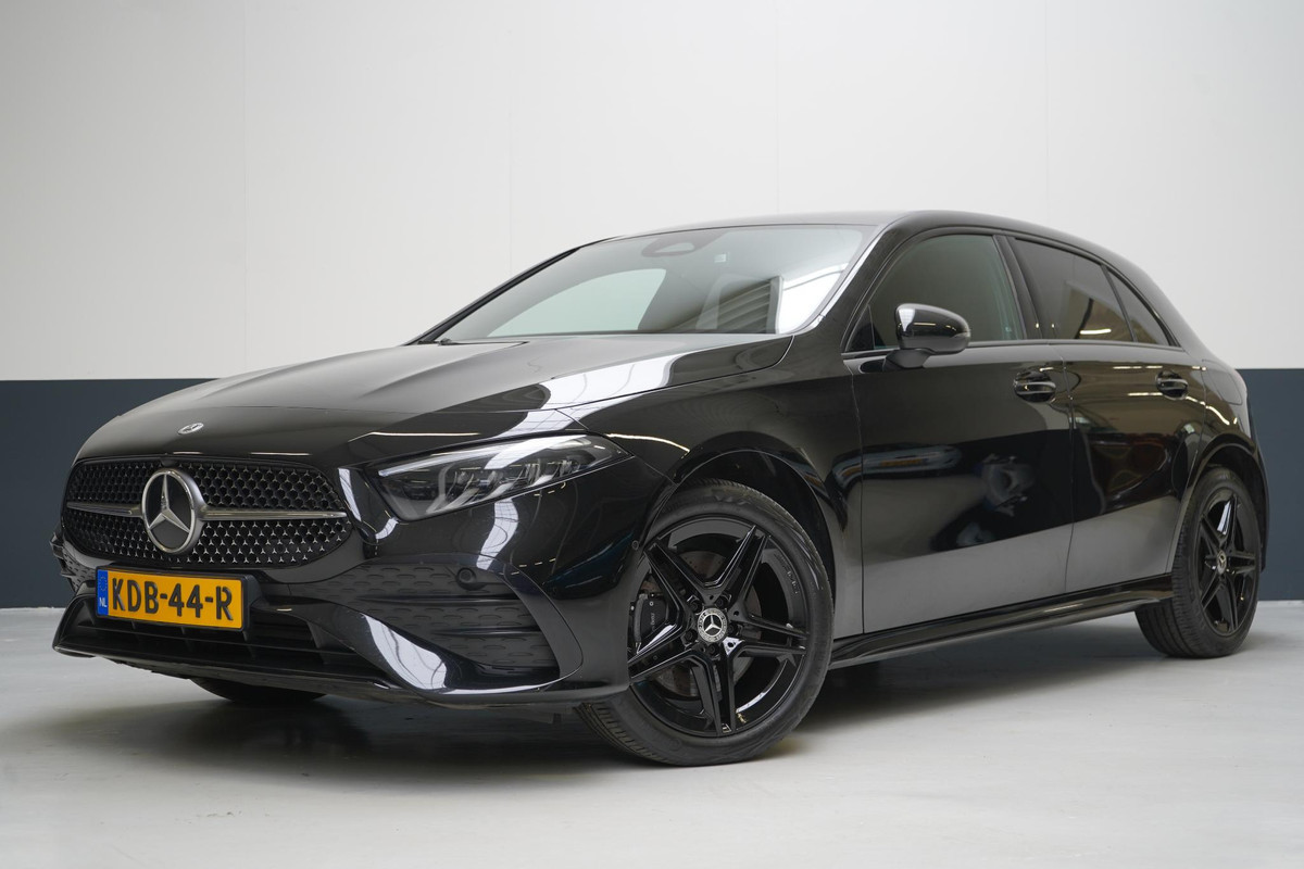 Mercedes-Benz A-Klasse 250 e AMG Line | SoH 96% | Sfeerverlichting | Navigatie | Black pakket | Sportstoelen