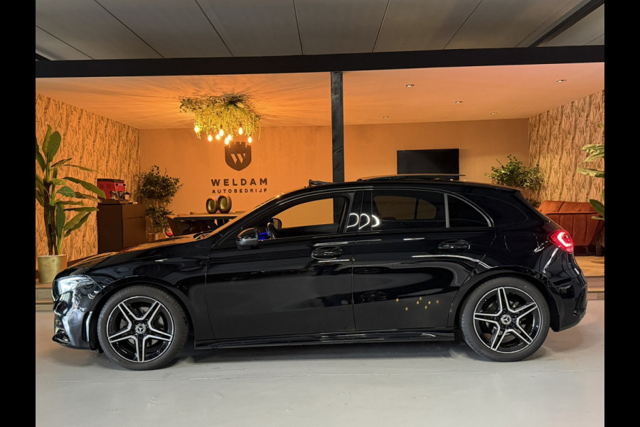 Mercedes-Benz A-Klasse 200 AMG Line Junge Sterne Garantie Pano Ambient Night Camera Carplay StoelVW Cruise Clima Navi Dab Rijklaar