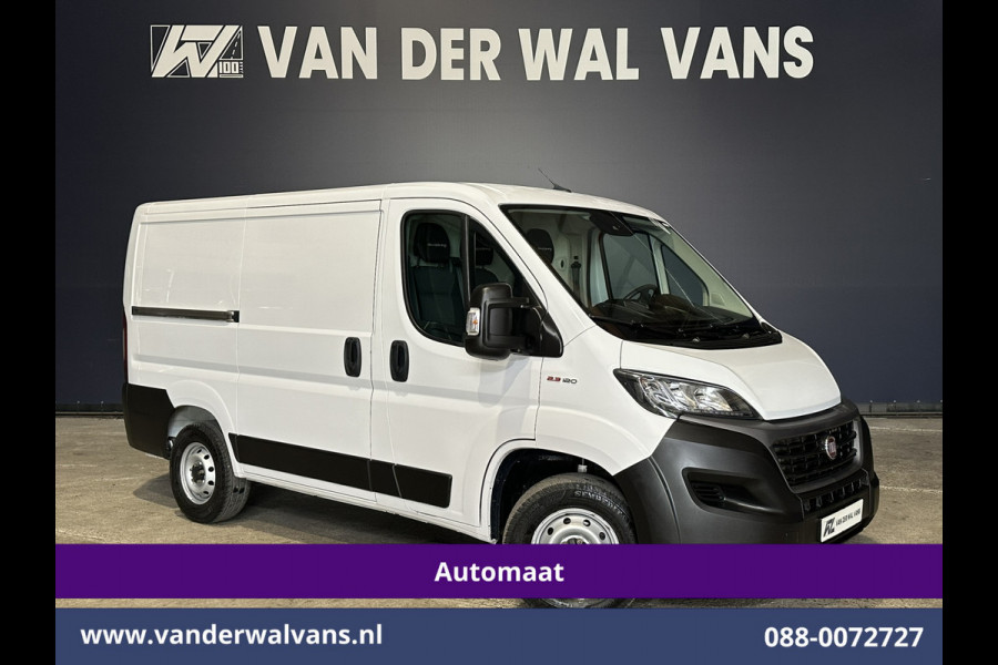 Fiat Ducato 2.2 MultiJet 141pk Automaat L1H1 Euro6 Airco | Navigatie | Camera | Cruisecontrol | LED Bijrijdersbank, 2500kg trekvermogen