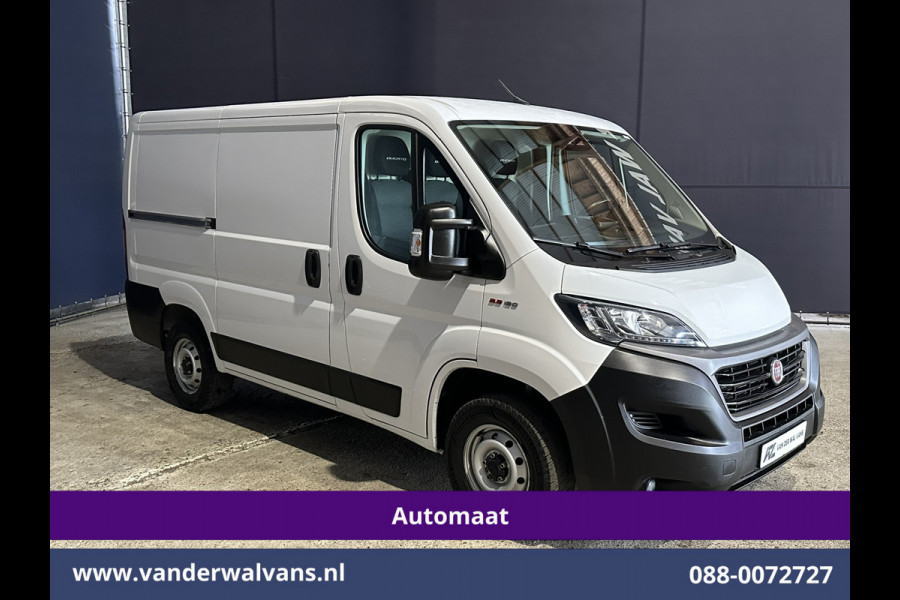 Fiat Ducato 2.2 MultiJet 141pk Automaat L1H1 Euro6 Airco | Navigatie | Camera | Cruisecontrol | LED Bijrijdersbank, 2500kg trekvermogen