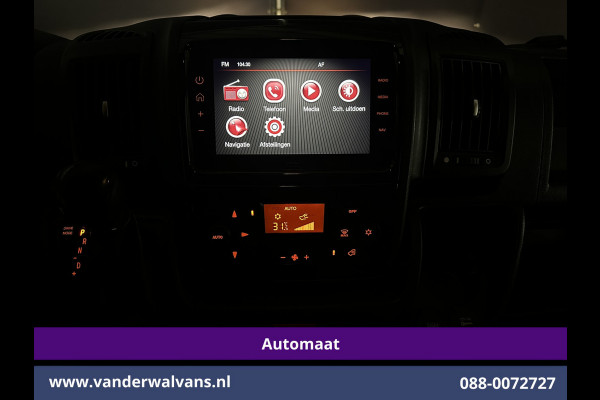 Fiat Ducato 2.2 MultiJet 141pk Automaat L1H1 Euro6 Airco | Navigatie | Camera | Cruisecontrol | LED Bijrijdersbank, 2500kg trekvermogen
