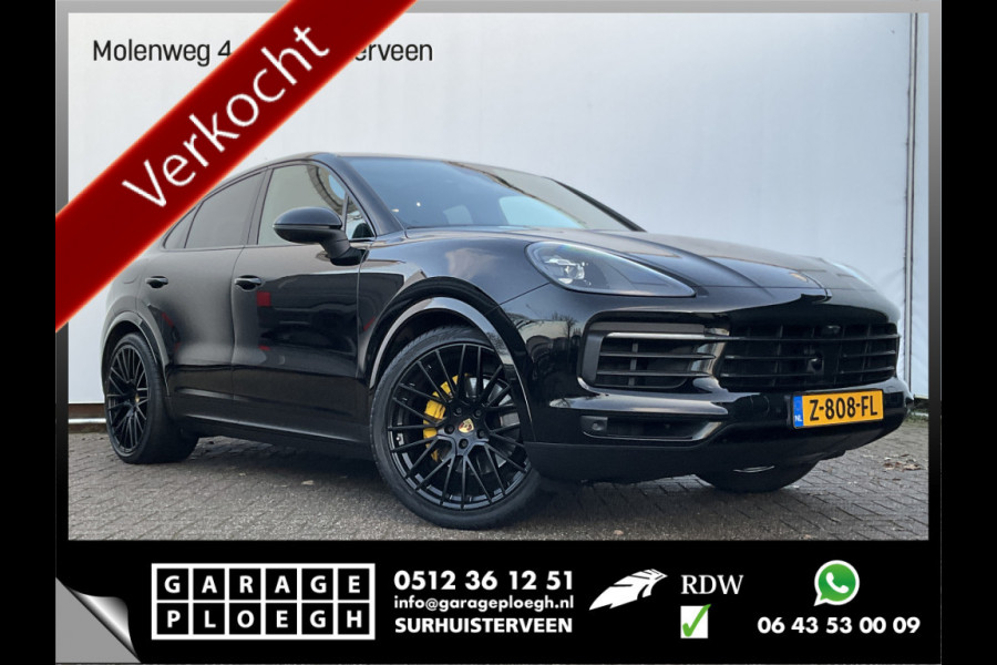 Porsche Cayenne Coupé 3.0 E-Hybrid PHEV 360° Pano SportChrono Luchtvering Bose Carplay Leer Memory UITSTRALING!
