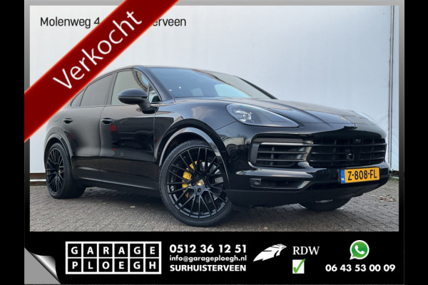 Porsche Cayenne Coupé 3.0 E-Hybrid PHEV 360° Pano SportChrono Luchtvering Bose Carplay Leer Memory UITSTRALING!