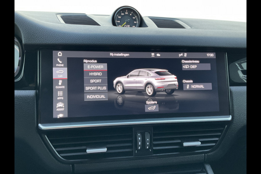Porsche Cayenne Coupé 3.0 E-Hybrid PHEV 360° Pano SportChrono Luchtvering Bose Carplay Leer Memory UITSTRALING!