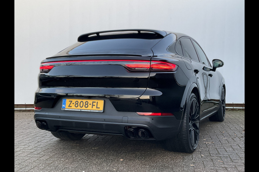 Porsche Cayenne Coupé 3.0 E-Hybrid PHEV 360° Pano SportChrono Luchtvering Bose Carplay Leer Memory UITSTRALING!
