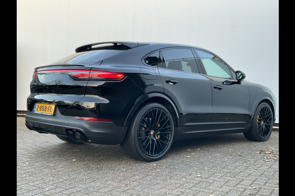 Porsche Cayenne Coupé 3.0 E-Hybrid PHEV 360° Pano SportChrono Luchtvering Bose Carplay Leer Memory UITSTRALING!
