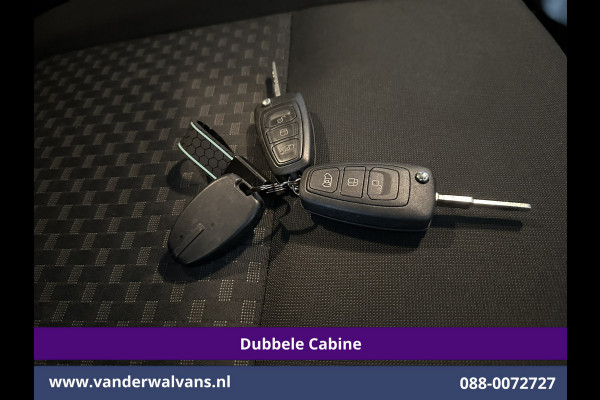 Ford Transit Custom 2.0 TDCI 131pk L2H1 Dubbele Cabine Euro6 Airco | 5-Zits | Navigatie | Cruisecontrol | LED | 2800kg Trekhaak Stoelverwarming, Parkeersensoren, Achterklep