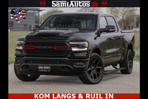 Dodge Ram BLACK OPS | 5.7 V8 4x4 | SPORT NIGHT EDITION | PANORAMA DAK | COMFORT STOELEN | 22 INCH WIELEN | OPEN UITLAAT KLEP ELEKTR | CREW CAB 5 ZIT PLAATSEN | DUBBELE CABINE | DC | Eerste Eigenaar | Origineel Nederlandse auto |