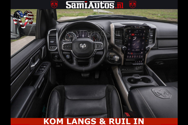 Dodge Ram BLACK OPS | 5.7 V8 4x4 | SPORT NIGHT EDITION | PANORAMA DAK | COMFORT STOELEN | 22 INCH WIELEN | OPEN UITLAAT KLEP ELEKTR | CREW CAB 5 ZIT PLAATSEN | DUBBELE CABINE | DC | Eerste Eigenaar | Origineel Nederlandse auto |
