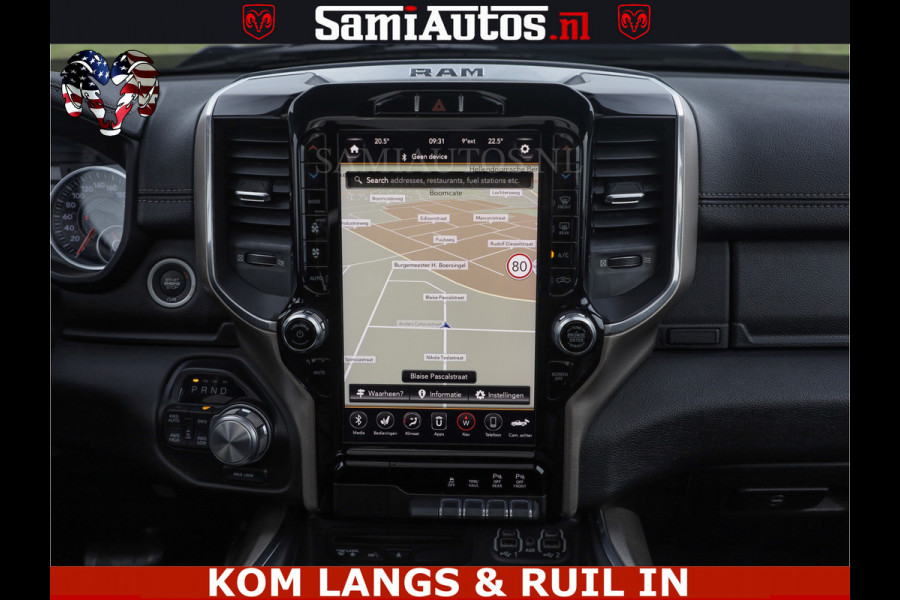 Dodge Ram BLACK OPS | 5.7 V8 4x4 | SPORT NIGHT EDITION | PANORAMA DAK | COMFORT STOELEN | 22 INCH WIELEN | OPEN UITLAAT KLEP ELEKTR | CREW CAB 5 ZIT PLAATSEN | DUBBELE CABINE | DC | Eerste Eigenaar | Origineel Nederlandse auto |