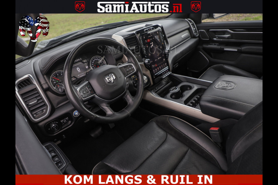 Dodge Ram BLACK OPS | 5.7 V8 4x4 | SPORT NIGHT EDITION | PANORAMA DAK | COMFORT STOELEN | 22 INCH WIELEN | OPEN UITLAAT KLEP ELEKTR | CREW CAB 5 ZIT PLAATSEN | DUBBELE CABINE | DC | Eerste Eigenaar | Origineel Nederlandse auto |