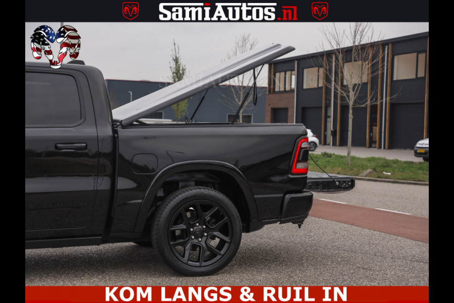 Dodge Ram BLACK OPS | 5.7 V8 4x4 | SPORT NIGHT EDITION | PANORAMA DAK | COMFORT STOELEN | 22 INCH WIELEN | OPEN UITLAAT KLEP ELEKTR | CREW CAB 5 ZIT PLAATSEN | DUBBELE CABINE | DC | Eerste Eigenaar | Origineel Nederlandse auto |