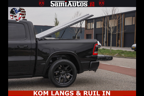 Dodge Ram BLACK OPS | 5.7 V8 4x4 | SPORT NIGHT EDITION | PANORAMA DAK | COMFORT STOELEN | 22 INCH WIELEN | OPEN UITLAAT KLEP ELEKTR | CREW CAB 5 ZIT PLAATSEN | DUBBELE CABINE | DC | Eerste Eigenaar | Origineel Nederlandse auto |