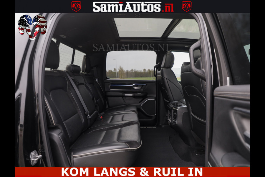 Dodge Ram BLACK OPS | 5.7 V8 4x4 | SPORT NIGHT EDITION | PANORAMA DAK | COMFORT STOELEN | 22 INCH WIELEN | OPEN UITLAAT KLEP ELEKTR | CREW CAB 5 ZIT PLAATSEN | DUBBELE CABINE | DC | Eerste Eigenaar | Origineel Nederlandse auto |